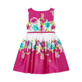 Mayoral Girls Floral Print Dress